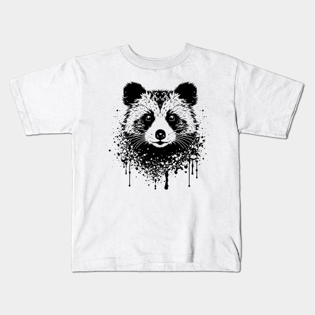 Staring Binturong Kids T-Shirt by Alaigo